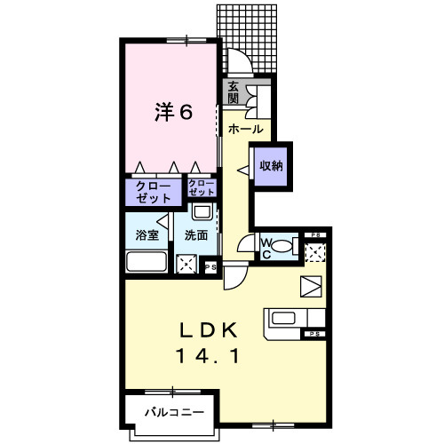 飛鶴Ａの間取り