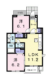 グラン　ソレイユの間取り