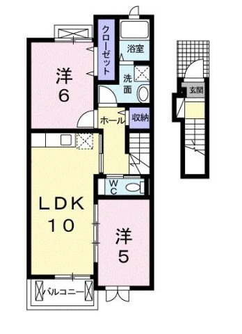 プリティーの間取り