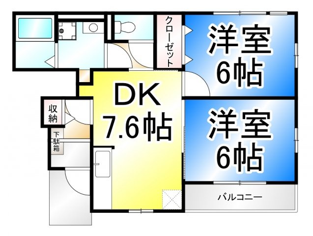 ガーデンハウス yu-uの間取り