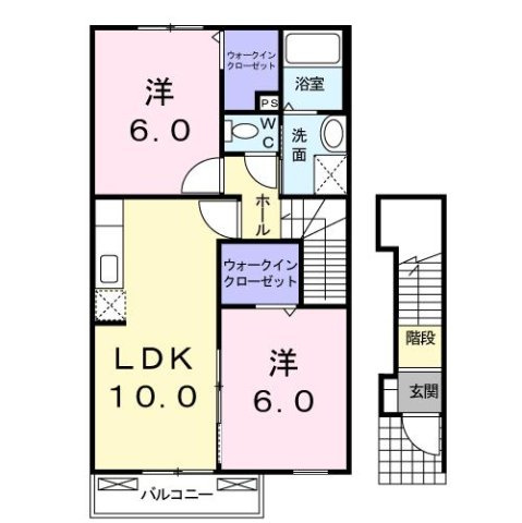 フレスコⅡの間取り