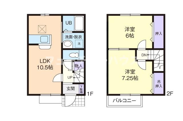 ＫＡＺＥ＆杜　西の間取り