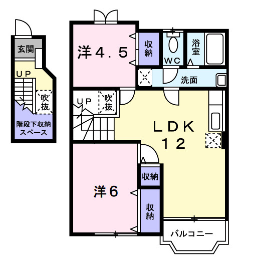 クレストール・テラダイの間取り