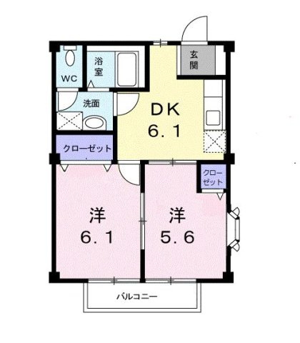 グリーンパークⅡの間取り