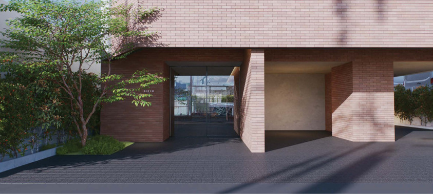 リビオメゾン東陽町Hutteのエントランス