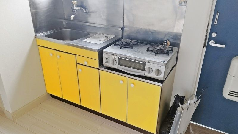 深谷市栄町のアパートのキッチン