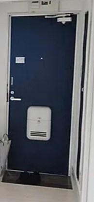 深谷市栄町のアパートの玄関