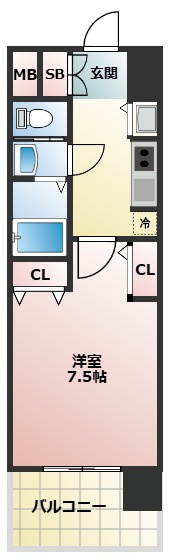 LaDouceur黒川Ⅱの間取り