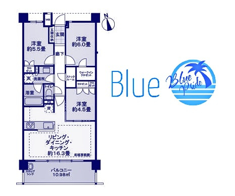 【間取り】 | ライオンズ横浜上大岡ガーデンシティ　ザ・イースト