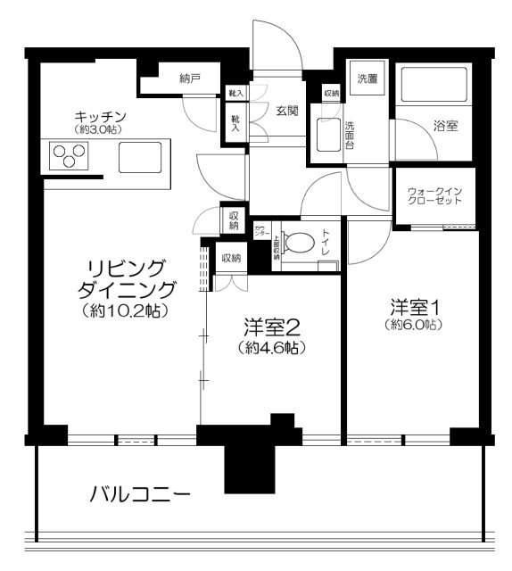 シティタワーズ東京ベイ　ＷＥＳＴ　ＴＯＷＥＲの間取り