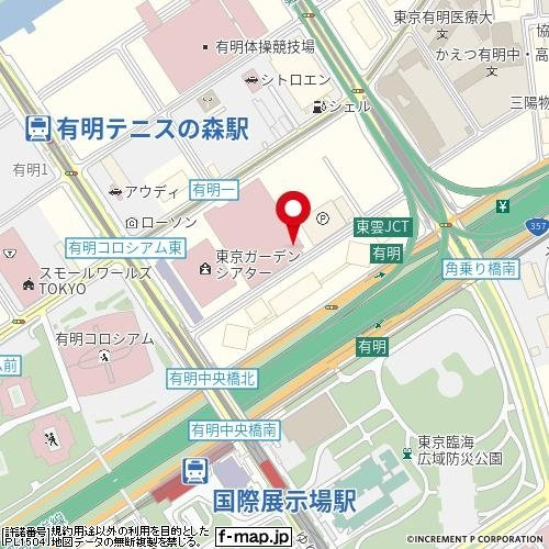 シティタワーズ東京ベイ　ＷＥＳＴ　ＴＯＷＥＲの地図