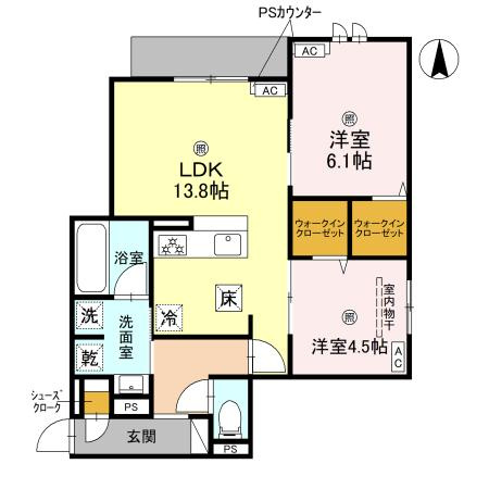 Clashist加美東の間取り