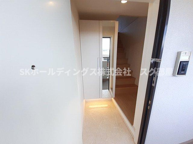 レジーナ倉梯の玄関