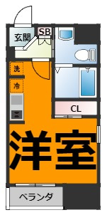 仲介手数料0円！！ライブコート丸の内1503の間取り