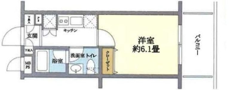 ドルチェ馬込東京ＮＣの間取り|間取りです。