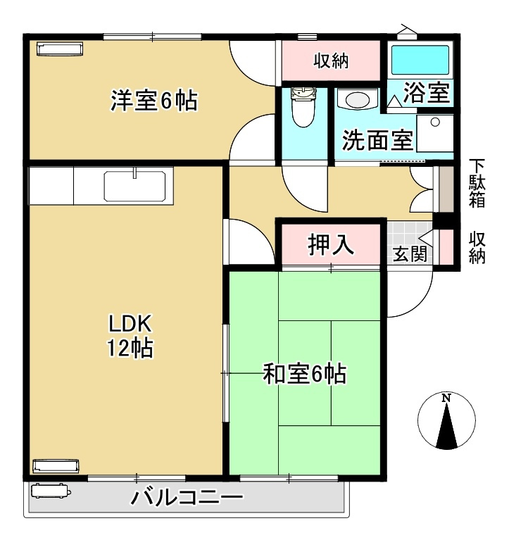 エスポワールたつのの間取り