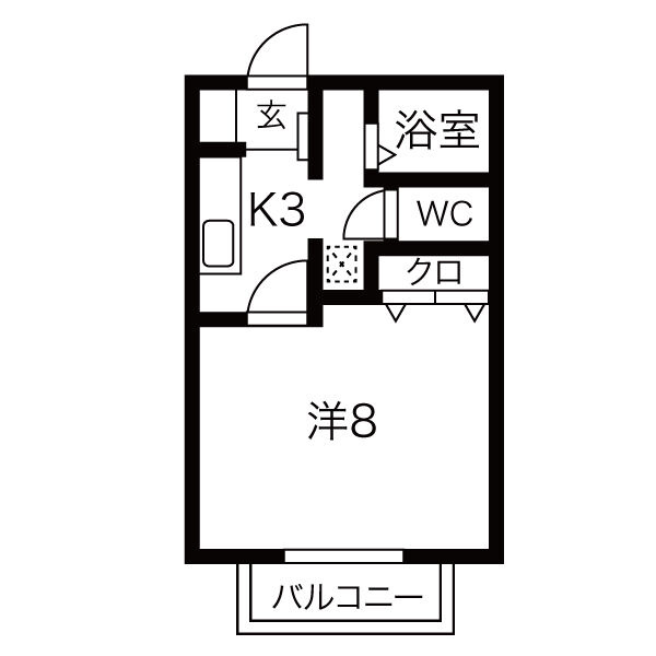 サン・friends朝日の間取り
