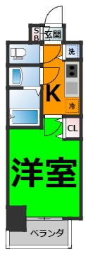 仲介手数料0円！！エステート金山の間取り