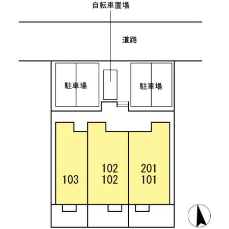 セリシールＦの区画図