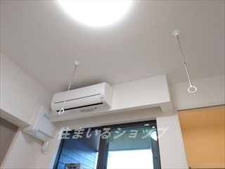 ノースの設備|室内物干し・エアコン
