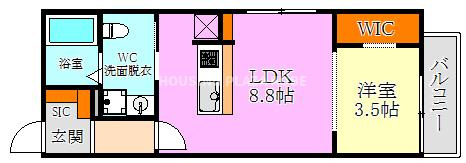 STAY THE HOUSE 須磨 SEA SIDE　須磨駅の賃貸物件の間取り