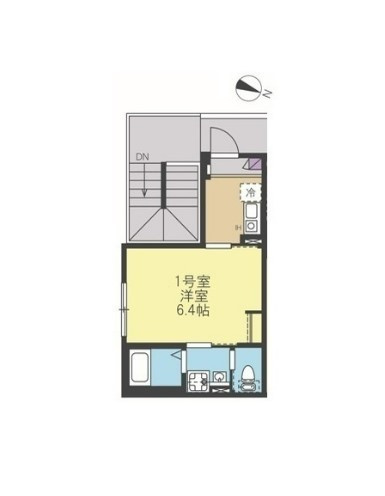 川崎市多摩区生田６丁目のアパートの間取り
