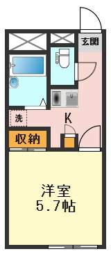 レオパレスアイリスの間取り