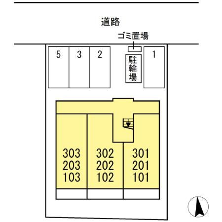 グレイスアイランドの区画図