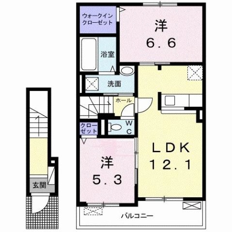【間取り】 | シエロ・ガーデン国府Ａ
