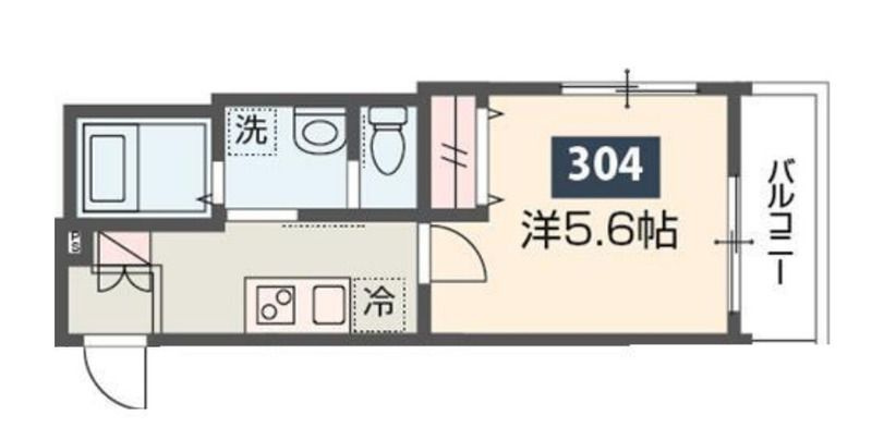 MELDIA梅島Ⅶの間取り