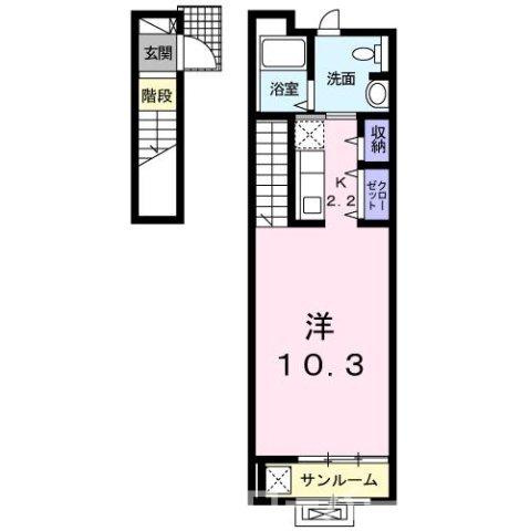 ガーデンハウスＭ　Ｃの間取り