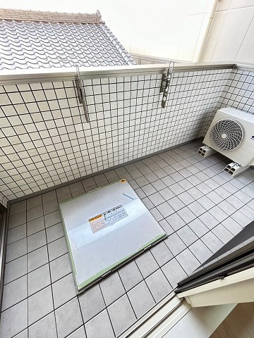レガリア東園田のバルコニー