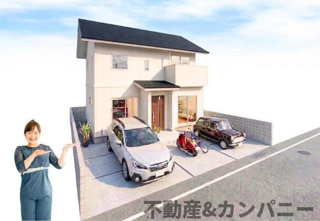 星岡２丁目の中古のおうちの外観|外観パースです。