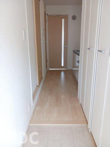 徳島市西二軒屋町２丁目のアパートの玄関