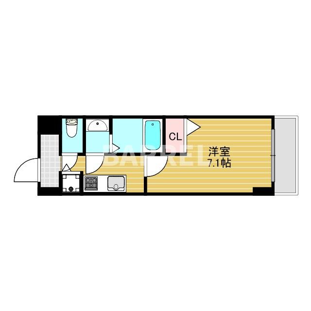 シャルマンフジ新大阪の間取り