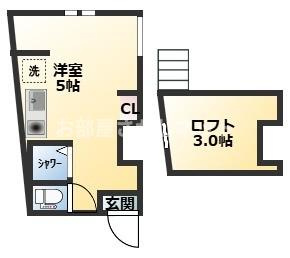 アーバンプレイス西新宿5丁目【おとり物件なし】#学生・社会人にオススメ！初期費用分割払いOK！の間取り