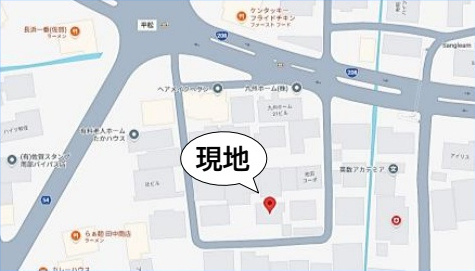 佐賀市西与賀町大字厘外1期1区画 1号棟の地図
