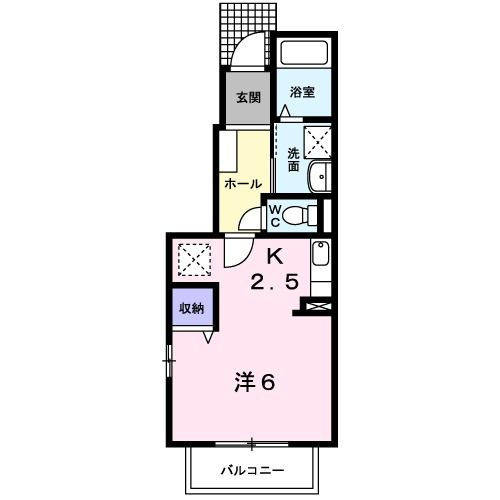 プチフルールＡの間取り