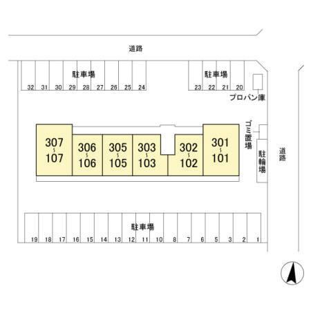 サンライフ藤家の区画図|当社、チルホームのHPもご覧ください(^^)/物件情報多数♪