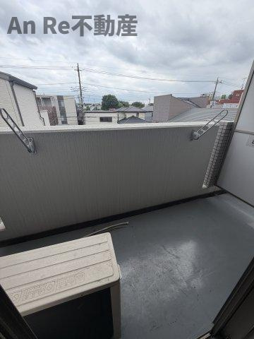 川口市朝日１丁目の賃貸マンションのバルコニー