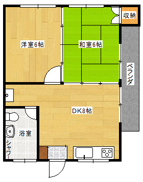 【間取り】 | 伊良波アパート