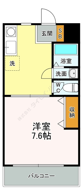 Ｔフラッツの間取り
