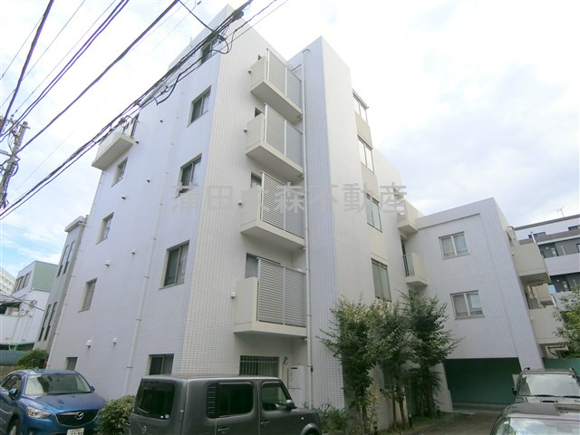 プラーティノ下丸子の外観|2007年1月築　RC鉄筋コンクリート造地上5階建て総戸数23戸の分譲賃貸マンション
東京都大田区下丸子2丁目　東急多摩川線武蔵新田駅12分、下丸子駅徒歩15分、矢口渡駅徒歩16分