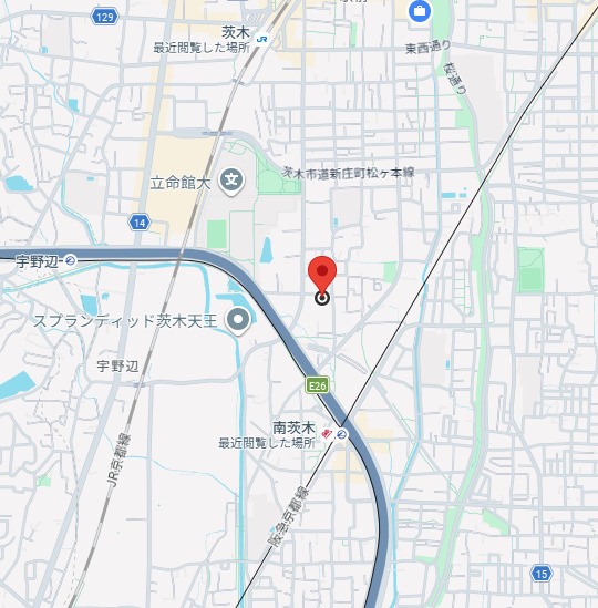 (仮称)フジパレス奈良町の地図