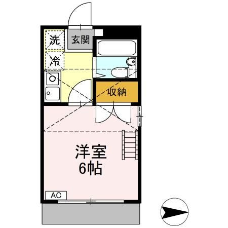 サンライズ西元町の間取り