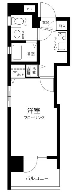 江東区佐賀１丁目の賃貸マンションの間取り