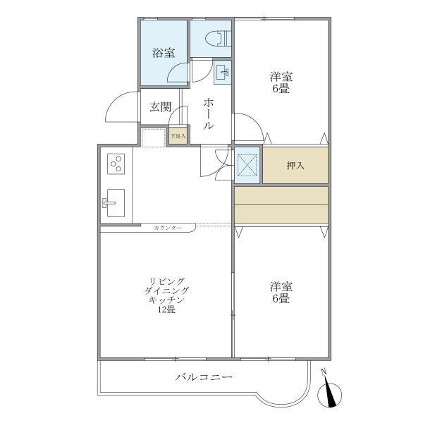 リヴィエラ経堂の間取り