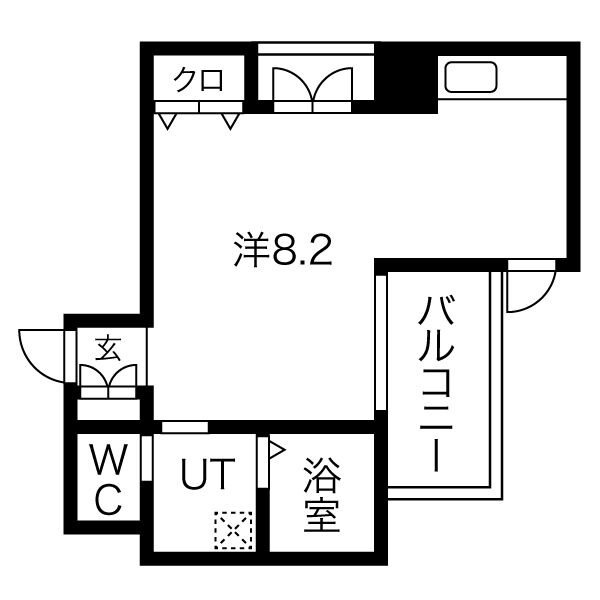 リードエイジ北浜の間取り