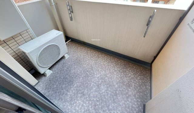 レジュールアッシュ心斎橋リュクスのバルコニー