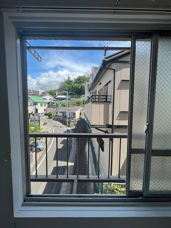 ラムール長田のバルコニー